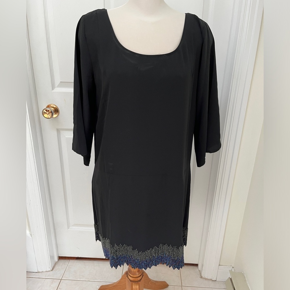 Irina black dress with glitter size large